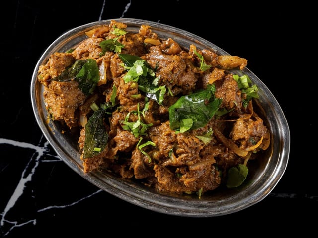 Goat Pepper Fry.