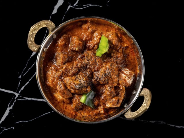 Lamb Kachi Mirchwala.