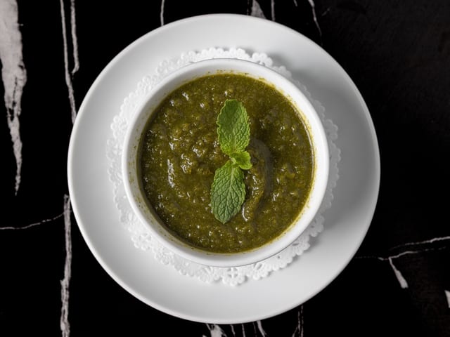 Mint Chutney.
