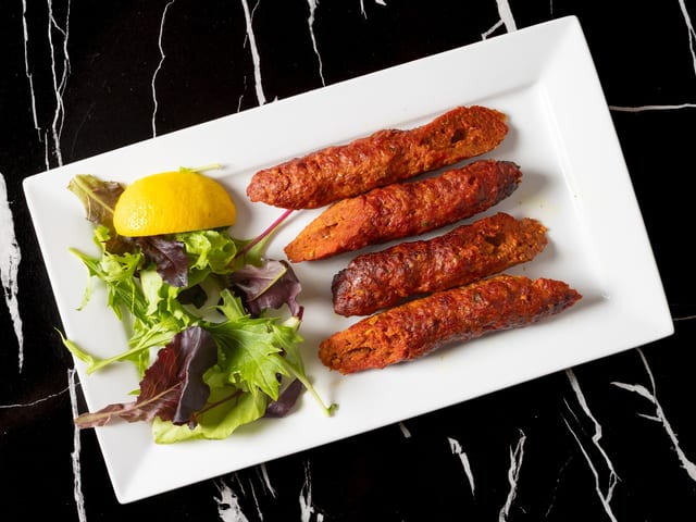 Lamb Sheek Kebab (Appetizer).