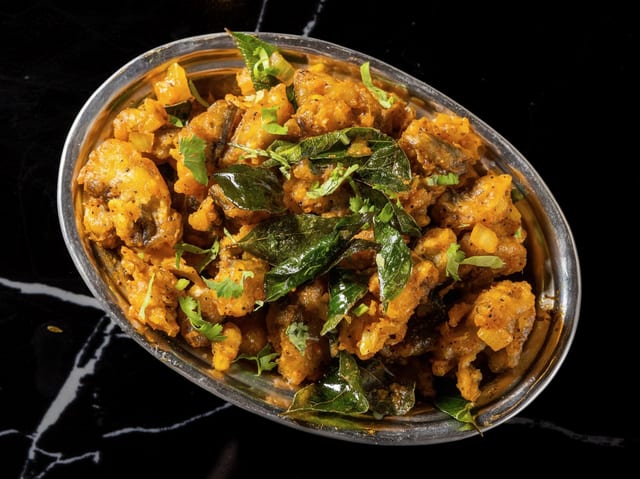 Mushroom Pepper Fry.