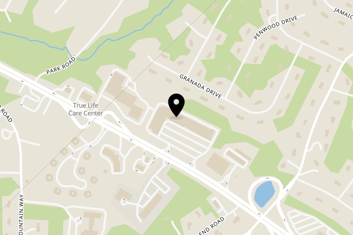 Map showing the location of Cinnamon Indian Restaurant on 2920 NJ-10 in Morris Plains